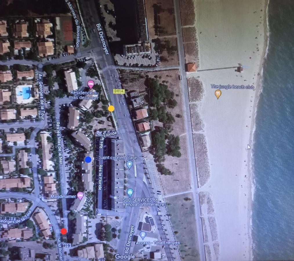 Appartement Saint Cyprien Plage Residence Les Mas De La Mer Exteriér fotografie